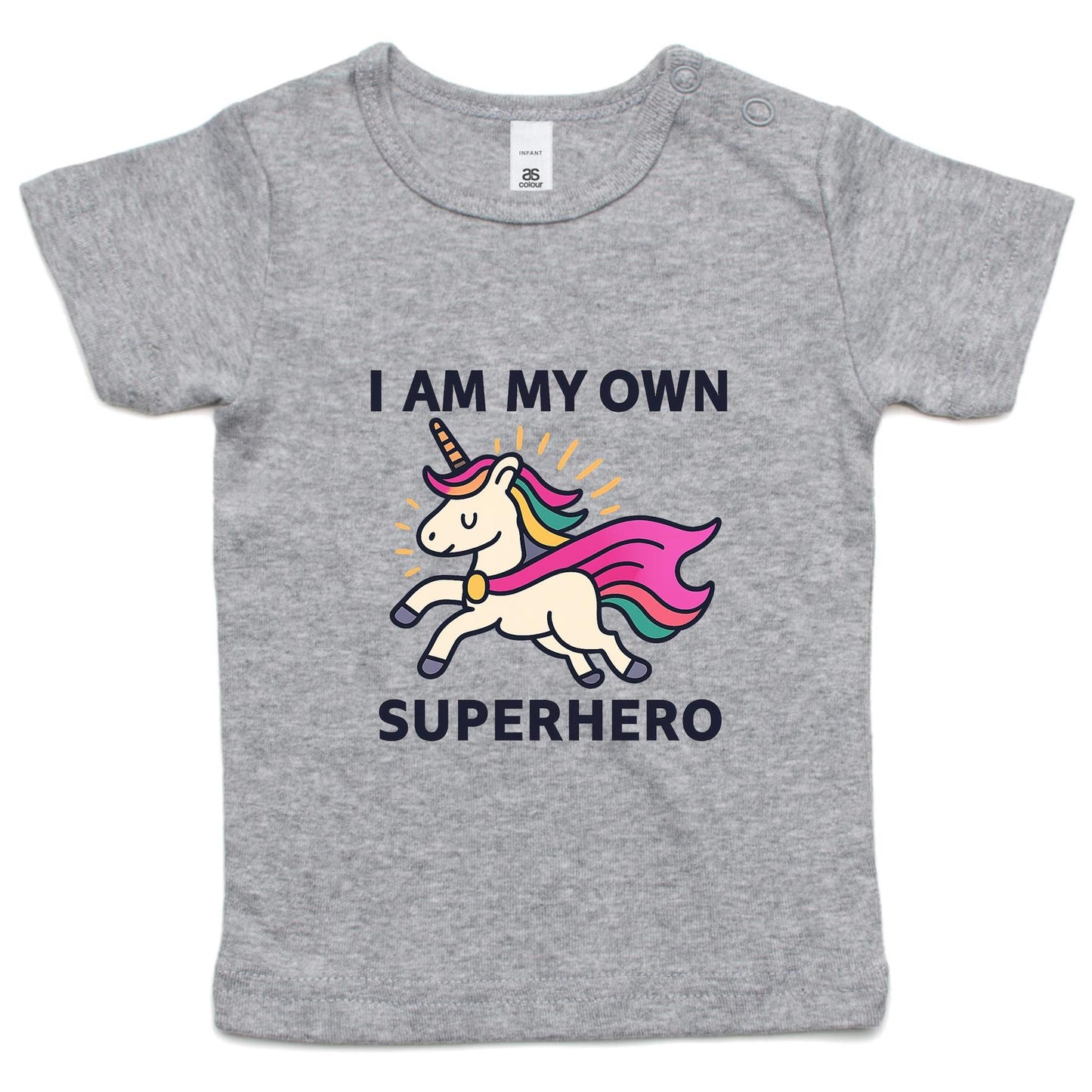 Infant/Toddler Superhero Unicorn Tee - Pink Cape