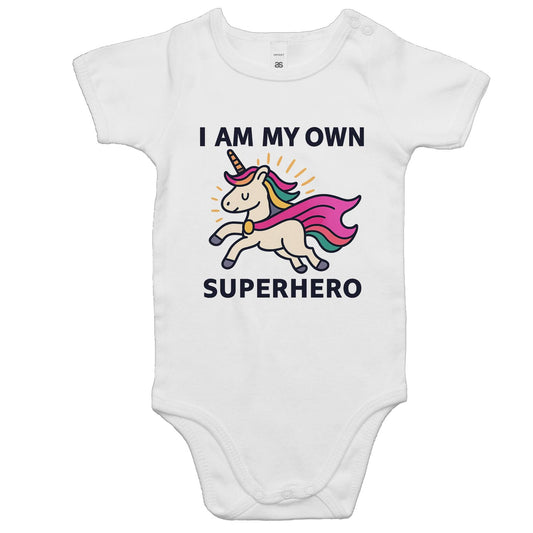 Superhero Unicorn - Baby Onesie Romper (Pink Cape)